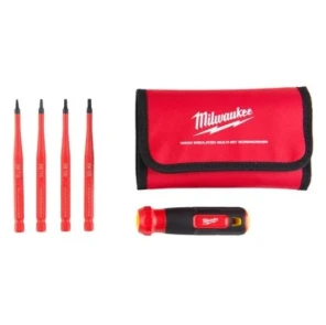 Набір прецезійних викруток VDE MILWAUKEE 4-в-1 (ручка VDE + 4 біт TORX VDE, текстильний чохол) №5