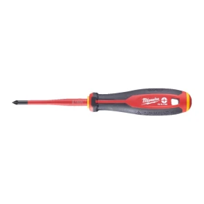 Отвертка VDE диэлектрическая MILWAUKEE, PZ/SL1х80 мм №2