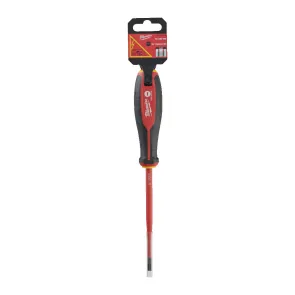 Трехгранная отвертка изолированная VDE MILWAUKEE SL 1.0X5.5X125 №2