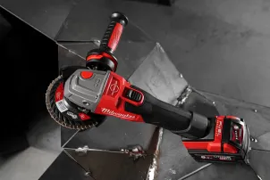 Шліфмашина кутова акумуляторна MILWAUKEE, M18 FSAG125XBMC-502X (ЗП+2ак.Х5Аг+HDкейс) + M18 ALIS-0+жилетка №3