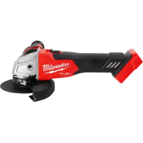 Шлифмашина угловая аккумуляторная MILWAUKEE, M18 FSAG125X-0, диаметр 125мм (+защитный кожух, зажимная гайка, ключ, опорная гайка, ан №4