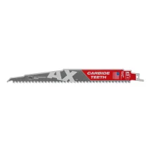 Холст для шаб. пилы AX CARBIDE MILWAUKEE, 230мм/шаг зуба 5мм, (древесина с гвоздями)