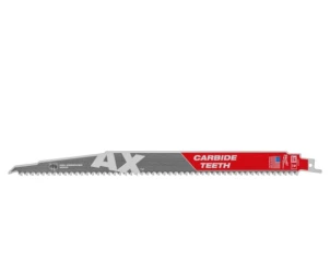 Полотно для сабельных пил AX CARBIDE MILWAUKEE, 300х5мм, (древесина с гвоздями) №1