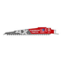 Полотно для сабельных пил AX CARBIDE MILWAUKEE, 150мм/5мм, (5шт), (древесина с гвоздями)