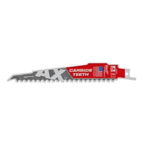 Полотно для сабельных пил AX CARBIDE MILWAUKEE, 150мм/5мм, (5шт), (древесина с гвоздями) №1