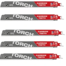 Полотно для сабельных пил TORCH CARBIDE MILWAUKEE, 230х3,1мм, (5шт), (Металл)