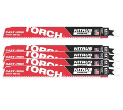 Полотно для сабельных пил TORCH CARBIDE NITRUS MILWAUKEE, 230х2,5мм, (5шт), (Металл)