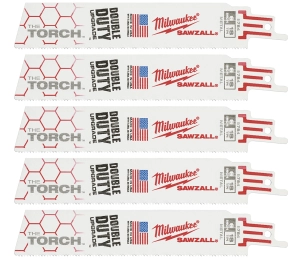 Полотно для сабельных пил TORCH MILWAUKEE, 150х1,4мм, (5шт), (Металл) №1