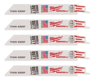 Полотно для сабельных пил THIN KERF MILWAUKEE, 150х1,0мм, (5шт), (Металл) №1
