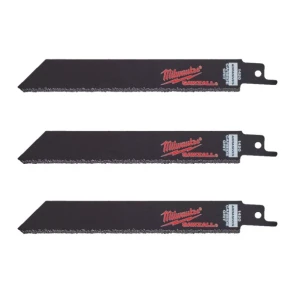 Полотно для сабельных пил Carbide Grit MILWAUKEE, 150мм, (3шт) (чугун, абразивные материалы, фибергласс) №2