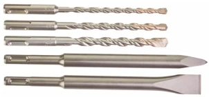 Набір бурів та долот SDS-PLUS MILWAUKEE, (5шт) №1