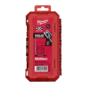 Набор буров SDS-PLUS MX4 MILWAUKEE Set 2, (7шт), пластиковый кейс №2