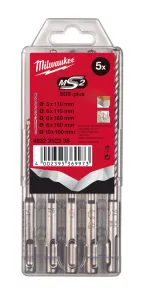 Набір бурів SDS-PLUS M2 (5-10мм) MILWAUKEE (5шт) №1