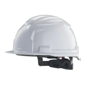 Каска захисна BOLT100 невентильована для промислового альпінізму біла MILWAUKEE №1