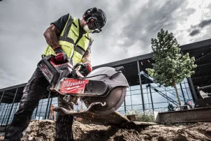 Каска защитная BOLT100 вентилируемая для промышленного альпинизма черная MILWAUKEE №2