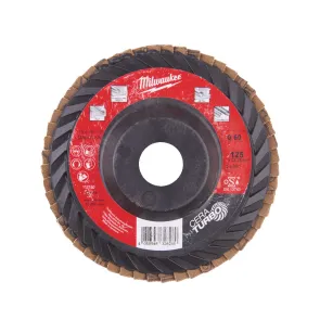 Диск пелюстковий CERA TURBO MILWAUKEE SLC50/125, зерно 80, діаметр125мм №4