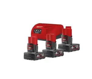 Акумулятор Li-Ion Енергокомплект M12 NRG-603 (3x 6,0 Аг, +зар.пристр.) MILWAUKEE №3