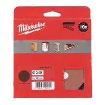 Шлифовальная бумага MILWAUKEE O150/6 HL, зерно 240, (10шт)