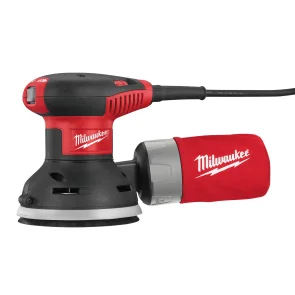 Шліфмашина ексцентрикова MILWAUKEE, ROS 125 E, 300Вт, 125мм (+шліфпапір, пилозбірник, кабель, сумка для інструментів) №12