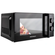 Микроволновая печь – 20MX708-B (черная) 20л, 700 Вт, мех. (GRUNHELM)