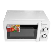 Микроволновая печь – 20MX711-W (белая) 20л, 700 Вт, мех. (GRUNHELM)