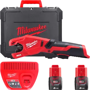 Акумуляторний труборіз по неіржав. сталі MILWAUKEE M12PCSS-202C (+2 акумулятори, зарядний пристрій, HD кейс) №3