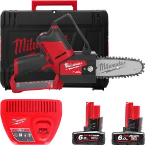 Пила ланцюгова акумуляторна шина 15 см MILWAUKEE M12 FUEL FHS-602X (+ заряд.пристрій, 2 акум., HD кейс) №20