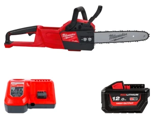 Пила ланцюгова акумуляторна MILWAUKEE, M18 FCHSC-121, 300 мм (+ заряд.пр., 1 акум.Х 12Аг, шина, ланцюг, олія для змащення ланцюг №9