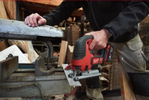 Лобзик аккумуляторный MILWAUKEE, M18 BJS-0 (+ холст, адаптер, кожух, насадка, накладка подошвы) №16