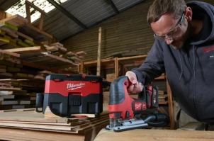 Лобзик аккумуляторный MILWAUKEE, M18 BJS-0 (+ холст, адаптер, кожух, насадка, накладка подошвы) №21