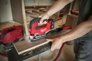 Пила лобзикова акумуляторна безщіткова MILWAUKEE M18 FJS-0X (каркас+HDкейс) + M18 B5 подарунок №10