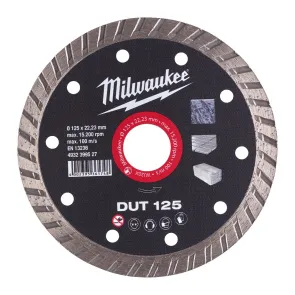 Диск алмазный MILWAUKEE, DUT 125, диаметр 125мм №2