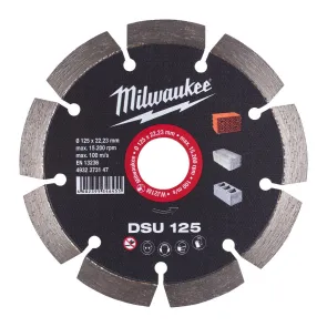 Диск алмазный MILWAUKEE DSU 125, O125мм №8