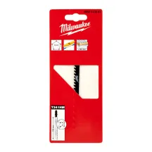 Полотно Для лобзика T341HM MILWAUKEE, 105мм/шаг зуба 4,2мм, (стекловолокно, акрил)