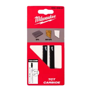 Полотна Для лобзика T301CHM MILWAUKEE, 91/3,3мм, (2шт) №2