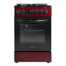 Плита газоэлектр. FG5612BU 50см. ,бургунди (GRUNHELM)