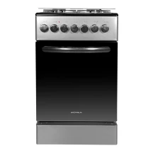 Плита газоэлектр.FG5612DG 50см. ,черное темное стекло (GRUNHELM)