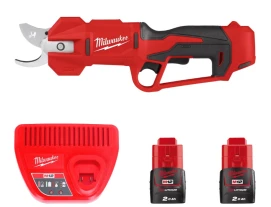 Садовые ножницы - секатор аккумуляторный M12 BLPRS-202 MILWAUKEE 4933480115(+ заряд.устройство, 2 акум.)