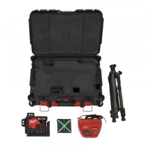 Нівелір лазерний акумуляторний 3D MILWAUKEE, M12 3PLSKIT-401P (ЗП + 1ак.Х4Аг + обладнання + PACKOUT) №3