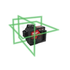 Нівелір лазерний акумуляторний 3D MILWAUKEE, M12 3PLSKIT-401P (ЗП + 1ак.Х4Аг + обладнання + PACKOUT) №5