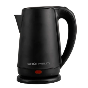 Электрочайник МЕТАЛЛ EKS-293SBB (металл) BLACK 1,8л, 1500 Вт, дисковый GRUNHELM №1