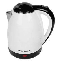 Электрочайник Металл - EKS-1866W, 1,8л, 1500Вт, белый, диск (GRUNHELM)