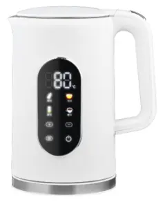 Електрочайник Метал - EKS-25030W, 1,7л, 2200Вт, білий, диск (GRUNHELM) №1