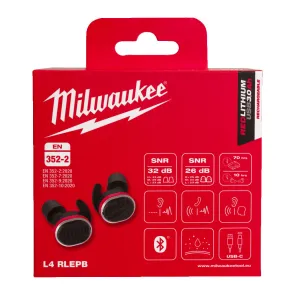 Наушники для защиты слуха MILWAUKEE REDLITHIUM L4 RLEPB-301 USB Bluetooth №9