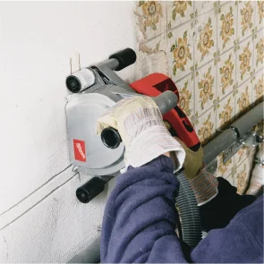 Штробориз MILWAUKEE WCS 45/M 4933383350 (+ алмазный диск 2шт., боковая рукоятка, долото, ключи) №2