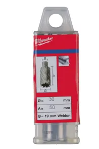 Кільцева фреза по металу MILWAUKEE HSS (WELDON), O30x50мм №2