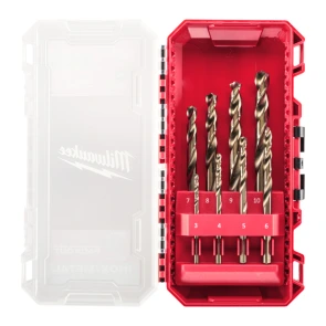 Набор сверл по металлу HSS-Co MILWAUKEE, DIN338, (8шт) пластиковый кейс №1