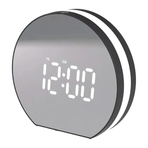Часы настольные LED - EE8076 (буд, t, date, MINI USB DC+5V, 3x1.5V AAA) (GRUNHELM) №1