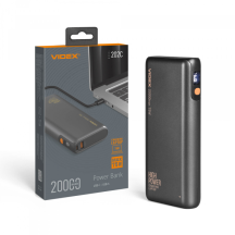 Внешний аккумулятор 20000mAh VIDEX VPB-202C 75W Черный