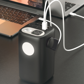 Внешний аккумулятор 60000mAh TITANUM WC60 PD100W Черный №22